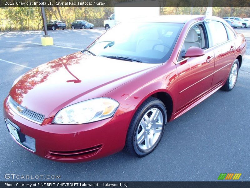 Crystal Red Tintcoat / Gray 2013 Chevrolet Impala LT