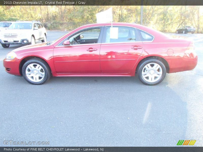 Crystal Red Tintcoat / Gray 2013 Chevrolet Impala LT