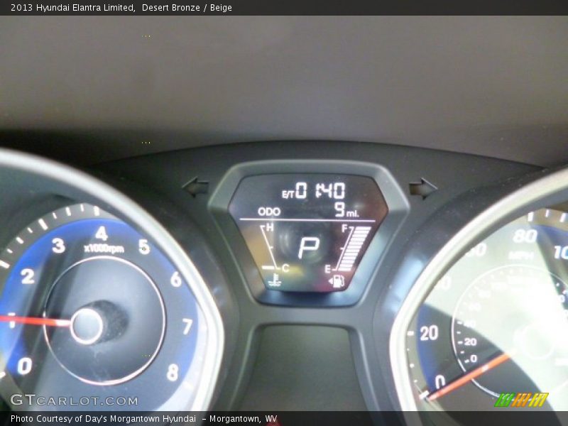 Desert Bronze / Beige 2013 Hyundai Elantra Limited