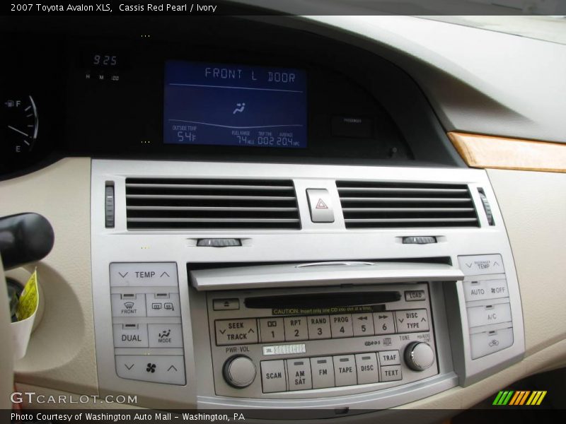Cassis Red Pearl / Ivory 2007 Toyota Avalon XLS