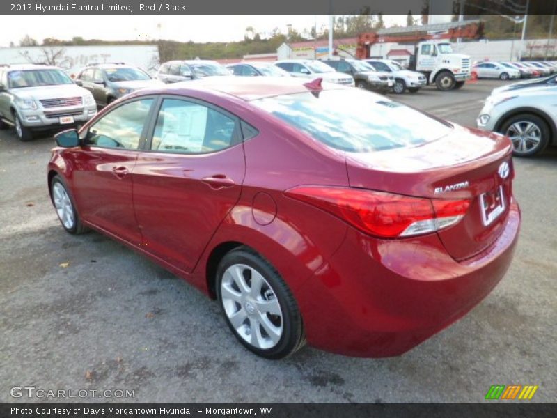 Red / Black 2013 Hyundai Elantra Limited