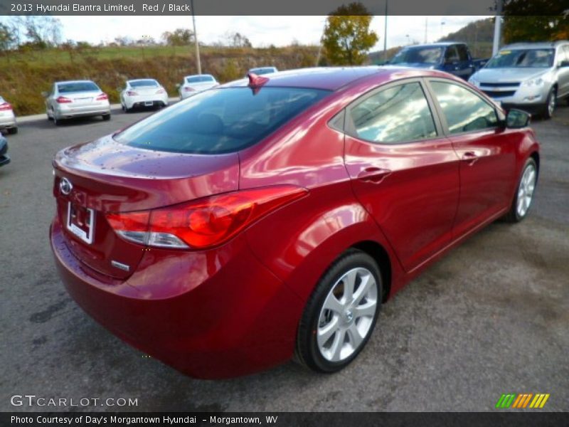 Red / Black 2013 Hyundai Elantra Limited