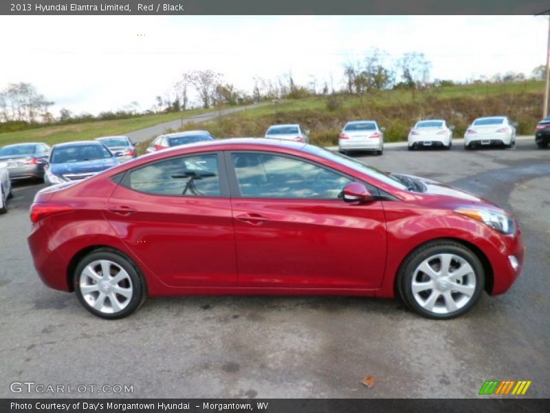 Red / Black 2013 Hyundai Elantra Limited