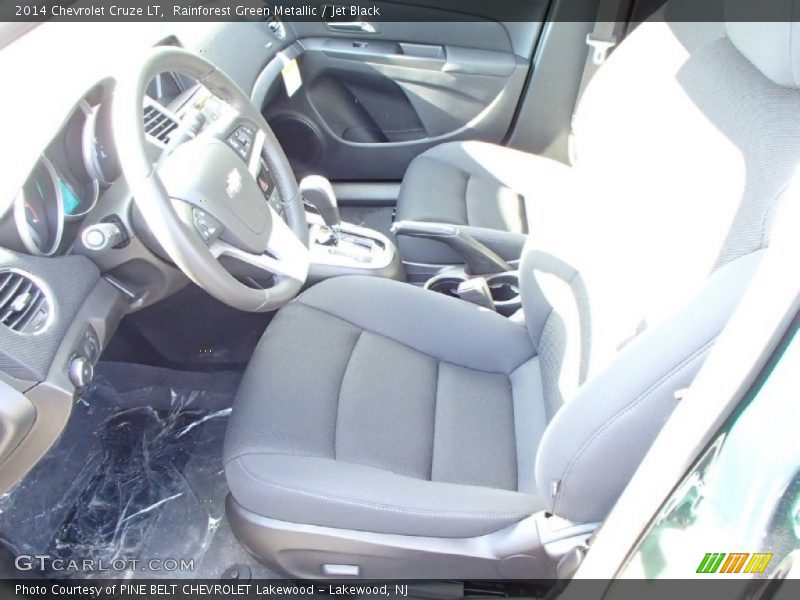 Rainforest Green Metallic / Jet Black 2014 Chevrolet Cruze LT