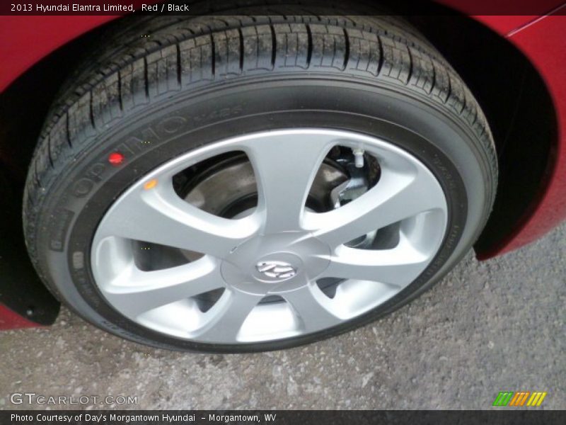 Red / Black 2013 Hyundai Elantra Limited