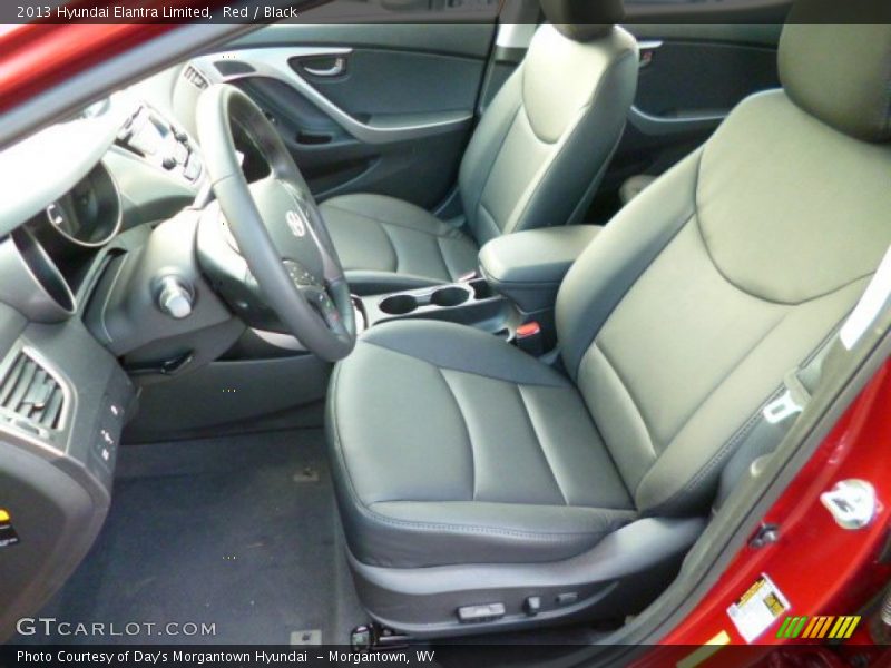 Red / Black 2013 Hyundai Elantra Limited
