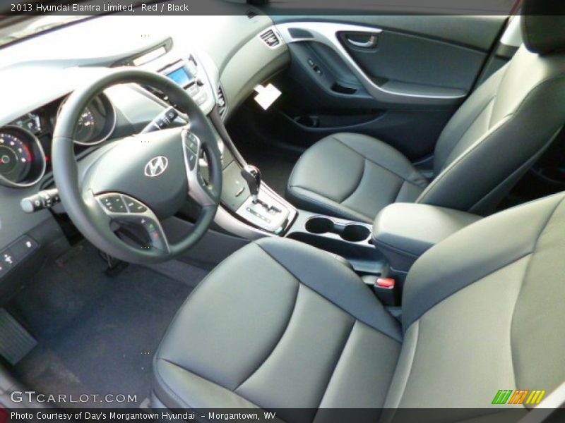 Red / Black 2013 Hyundai Elantra Limited
