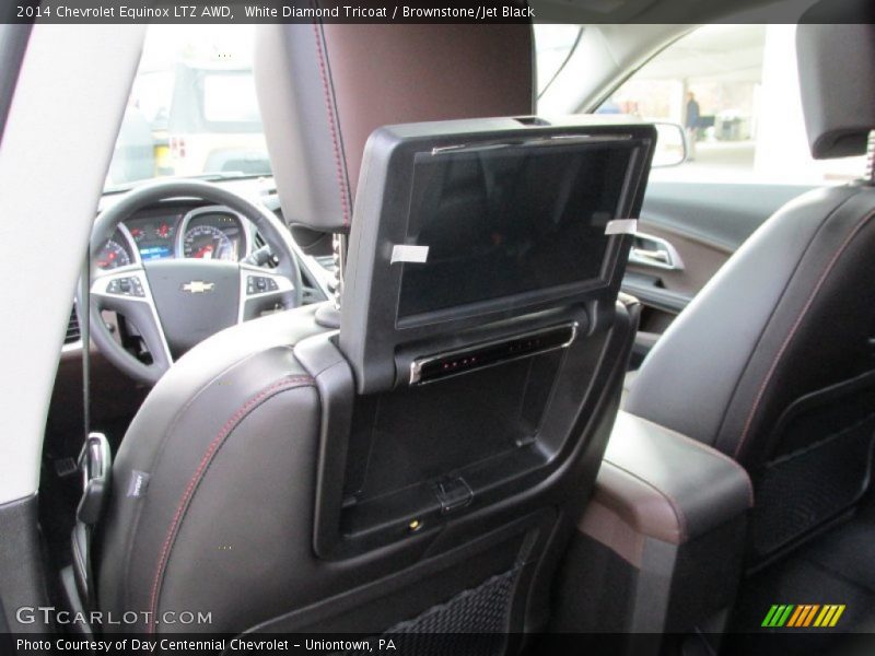 White Diamond Tricoat / Brownstone/Jet Black 2014 Chevrolet Equinox LTZ AWD