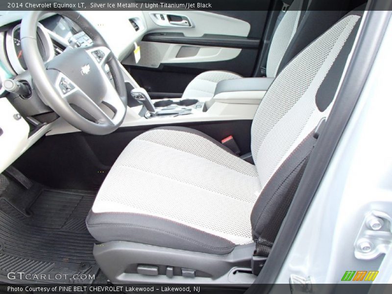 Silver Ice Metallic / Light Titanium/Jet Black 2014 Chevrolet Equinox LT
