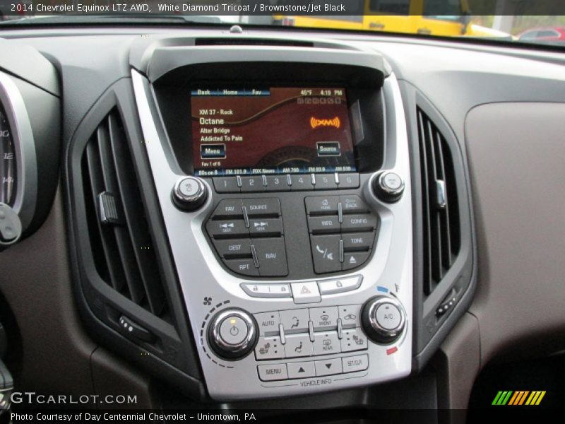 White Diamond Tricoat / Brownstone/Jet Black 2014 Chevrolet Equinox LTZ AWD