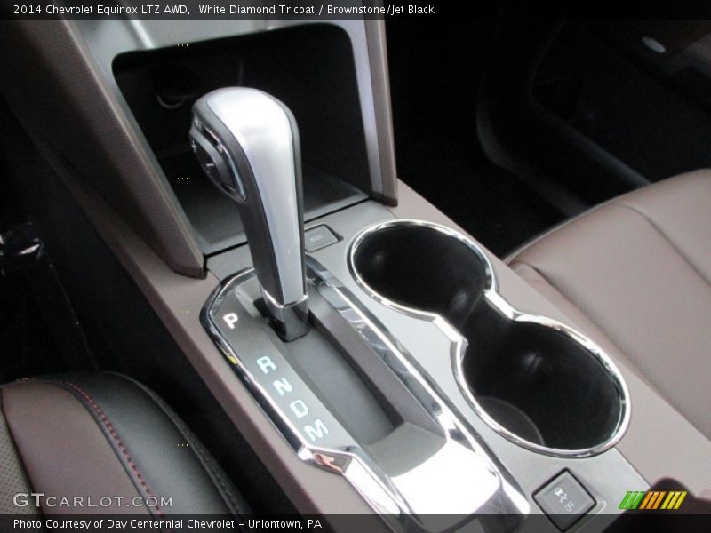 White Diamond Tricoat / Brownstone/Jet Black 2014 Chevrolet Equinox LTZ AWD