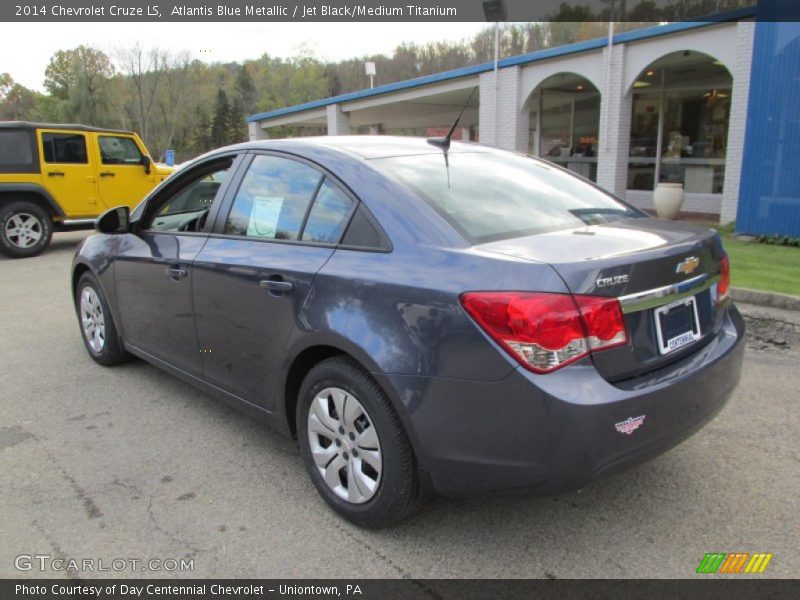 Atlantis Blue Metallic / Jet Black/Medium Titanium 2014 Chevrolet Cruze LS