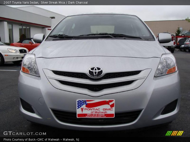 Silver Streak Mica / Dark Charcoal 2007 Toyota Yaris Sedan