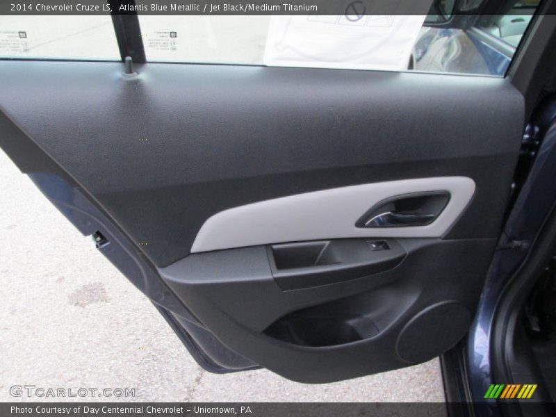 Atlantis Blue Metallic / Jet Black/Medium Titanium 2014 Chevrolet Cruze LS