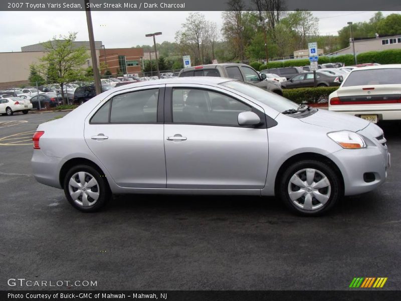 Silver Streak Mica / Dark Charcoal 2007 Toyota Yaris Sedan