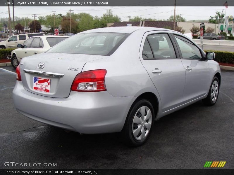 Silver Streak Mica / Dark Charcoal 2007 Toyota Yaris Sedan