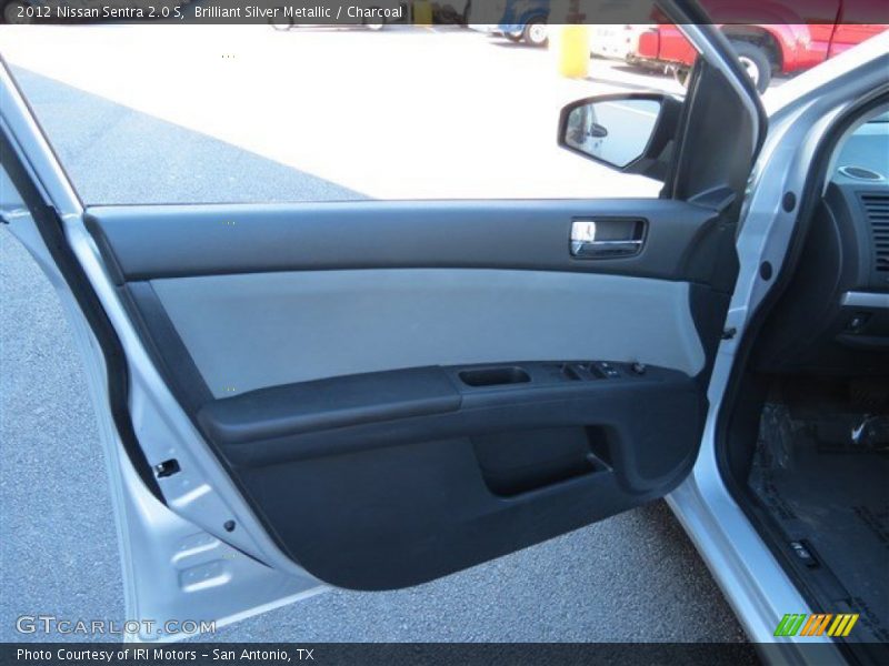 Brilliant Silver Metallic / Charcoal 2012 Nissan Sentra 2.0 S