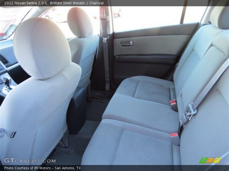 Brilliant Silver Metallic / Charcoal 2012 Nissan Sentra 2.0 S
