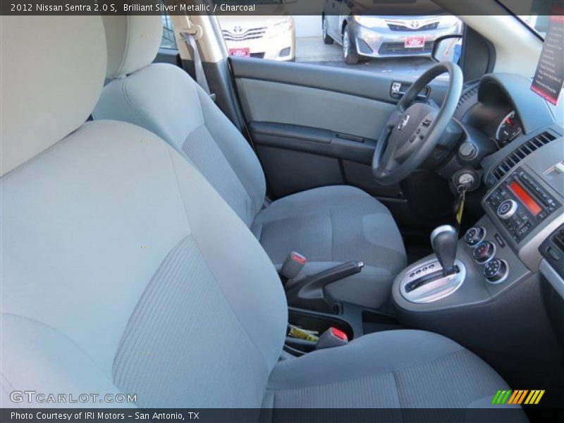 Brilliant Silver Metallic / Charcoal 2012 Nissan Sentra 2.0 S