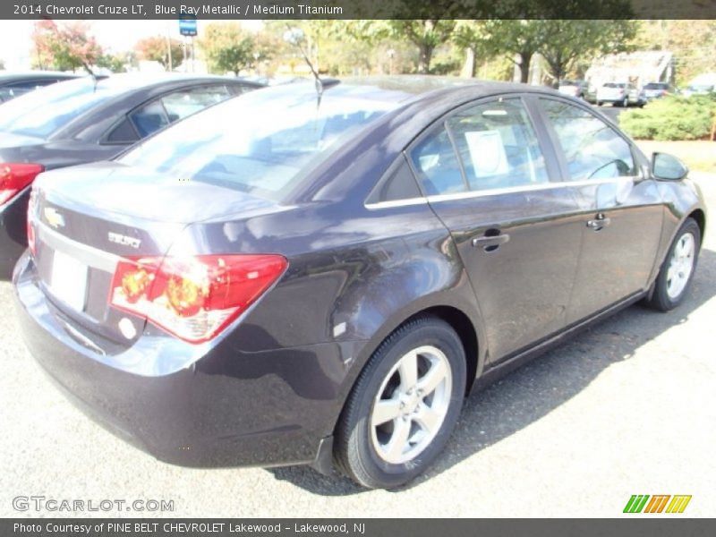 Blue Ray Metallic / Medium Titanium 2014 Chevrolet Cruze LT