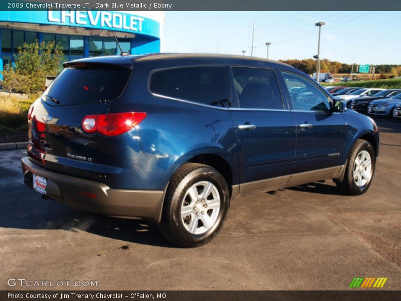 Dark Blue Metallic / Ebony 2009 Chevrolet Traverse LT
