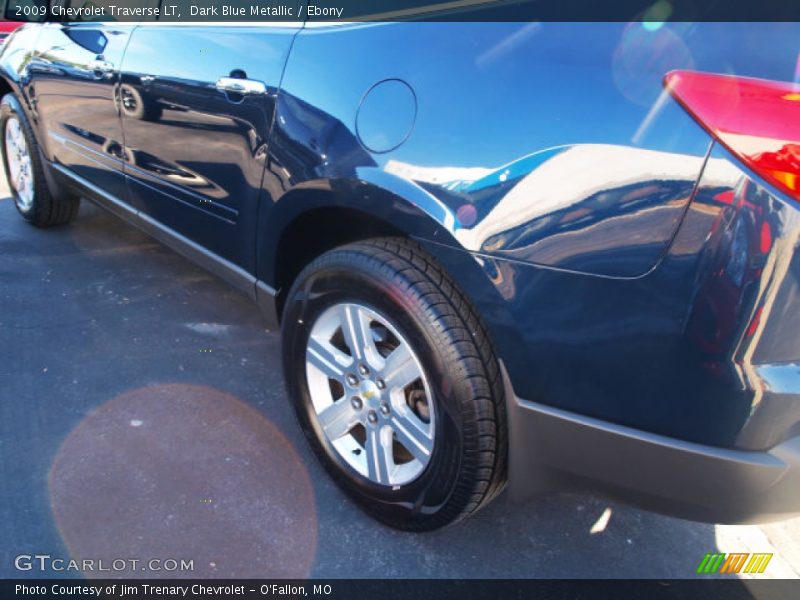 Dark Blue Metallic / Ebony 2009 Chevrolet Traverse LT