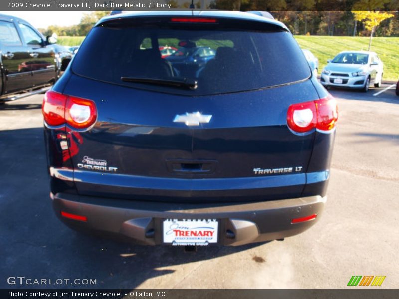 Dark Blue Metallic / Ebony 2009 Chevrolet Traverse LT