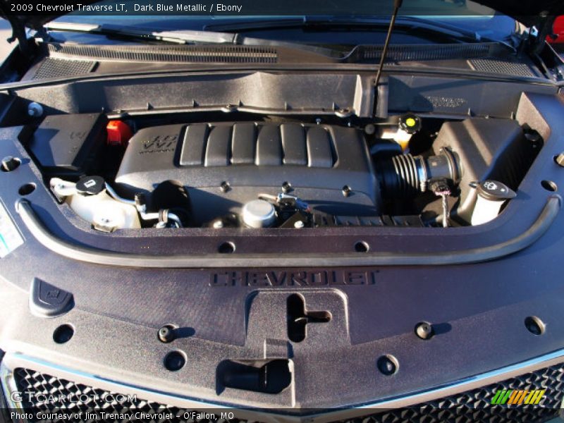 Dark Blue Metallic / Ebony 2009 Chevrolet Traverse LT