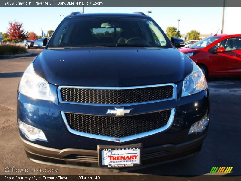 Dark Blue Metallic / Ebony 2009 Chevrolet Traverse LT