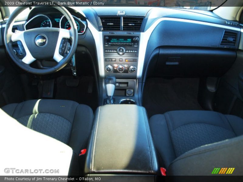 Dark Blue Metallic / Ebony 2009 Chevrolet Traverse LT