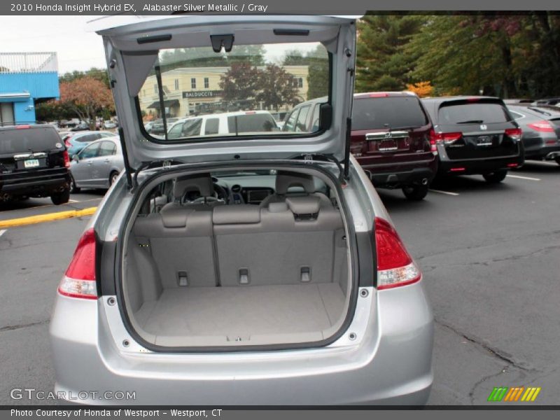 Alabaster Silver Metallic / Gray 2010 Honda Insight Hybrid EX