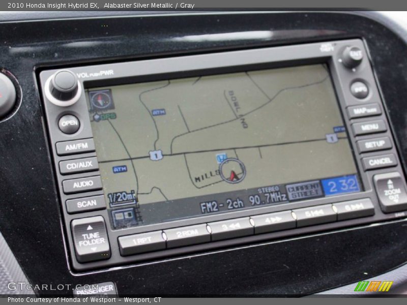 Alabaster Silver Metallic / Gray 2010 Honda Insight Hybrid EX