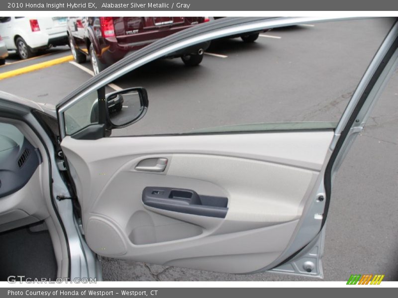 Alabaster Silver Metallic / Gray 2010 Honda Insight Hybrid EX