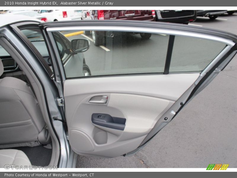 Alabaster Silver Metallic / Gray 2010 Honda Insight Hybrid EX