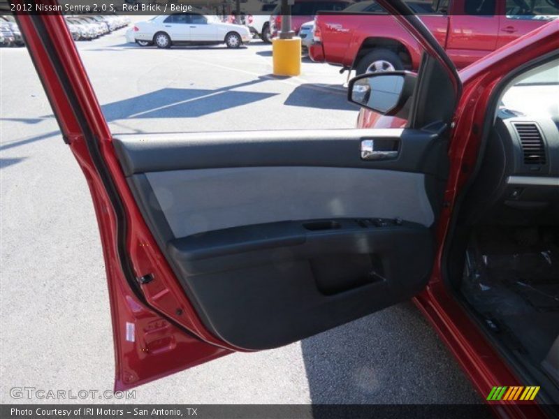 Red Brick / Beige 2012 Nissan Sentra 2.0 S