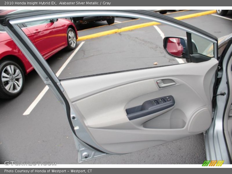 Alabaster Silver Metallic / Gray 2010 Honda Insight Hybrid EX