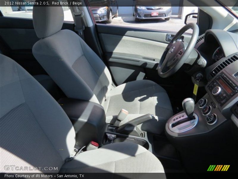 Red Brick / Beige 2012 Nissan Sentra 2.0 S