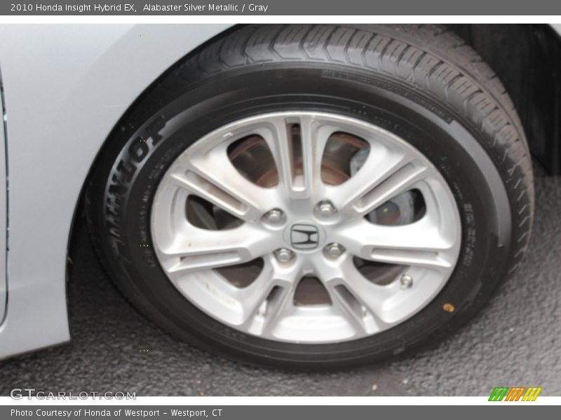 Alabaster Silver Metallic / Gray 2010 Honda Insight Hybrid EX