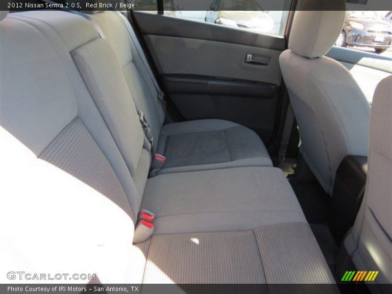 Red Brick / Beige 2012 Nissan Sentra 2.0 S