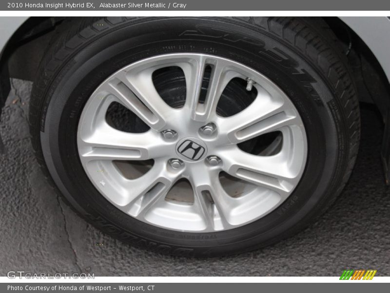 Alabaster Silver Metallic / Gray 2010 Honda Insight Hybrid EX