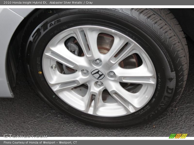 Alabaster Silver Metallic / Gray 2010 Honda Insight Hybrid EX