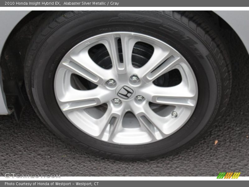 Alabaster Silver Metallic / Gray 2010 Honda Insight Hybrid EX