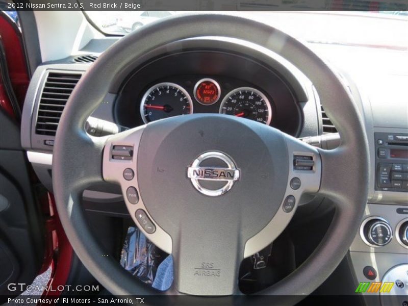 Red Brick / Beige 2012 Nissan Sentra 2.0 S