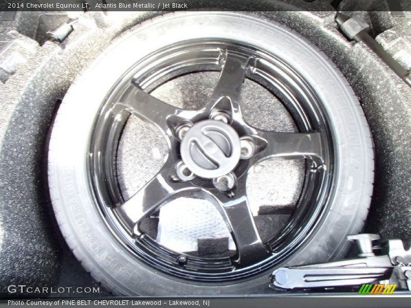 Atlantis Blue Metallic / Jet Black 2014 Chevrolet Equinox LT