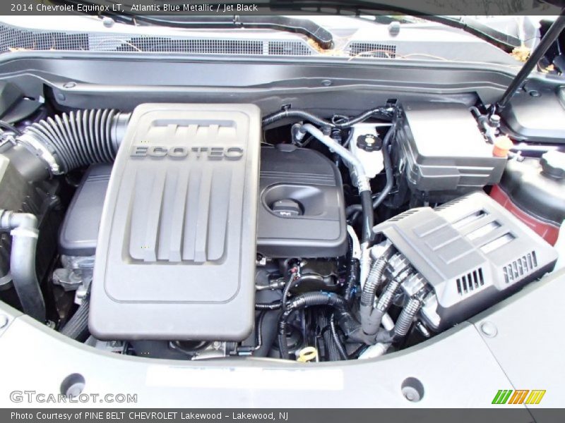 Atlantis Blue Metallic / Jet Black 2014 Chevrolet Equinox LT