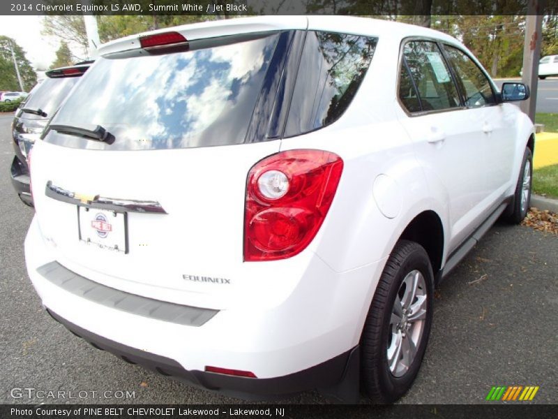 Summit White / Jet Black 2014 Chevrolet Equinox LS AWD