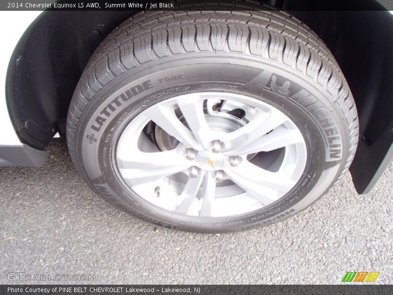 Summit White / Jet Black 2014 Chevrolet Equinox LS AWD