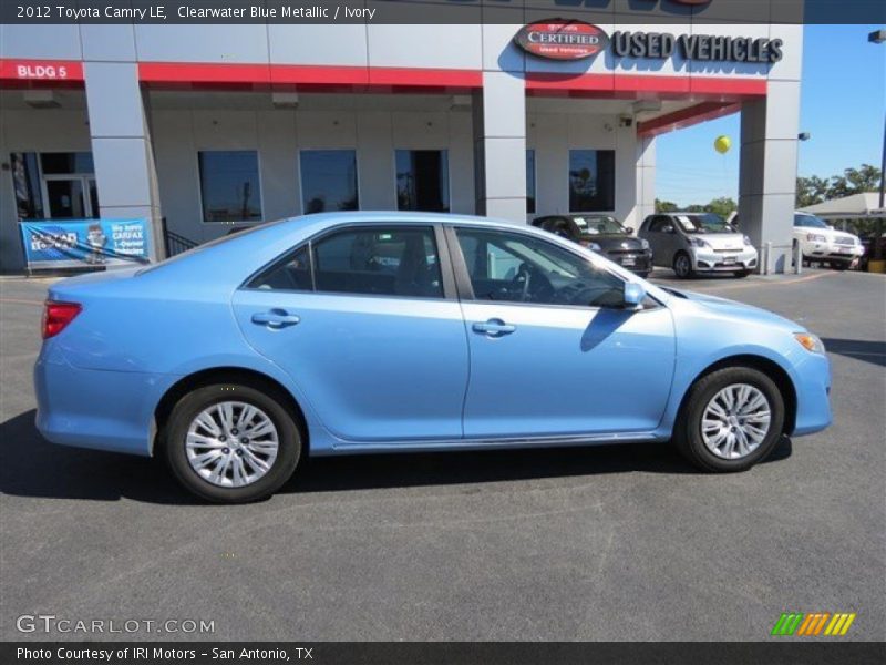 Clearwater Blue Metallic / Ivory 2012 Toyota Camry LE