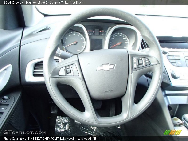 Summit White / Jet Black 2014 Chevrolet Equinox LS AWD