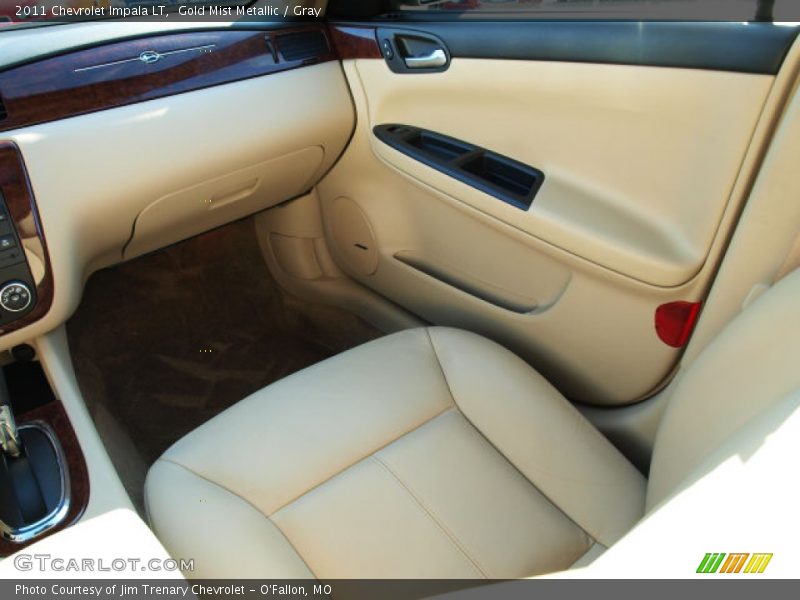 Gold Mist Metallic / Gray 2011 Chevrolet Impala LT